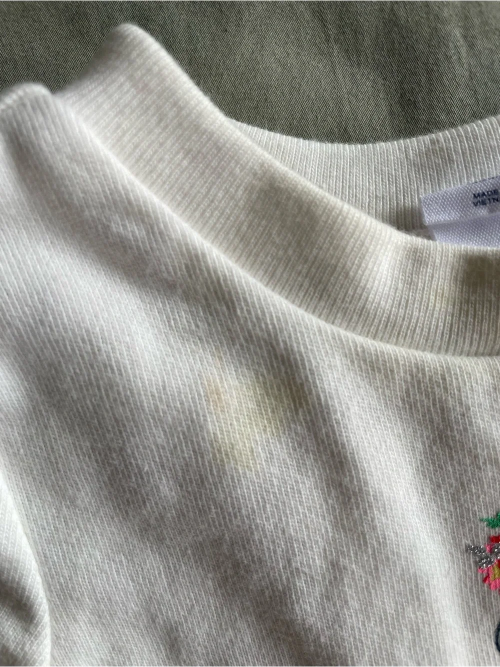 [baby gap] TWO Peplum Toddler Tops: Easter Bunny + Floral Girl